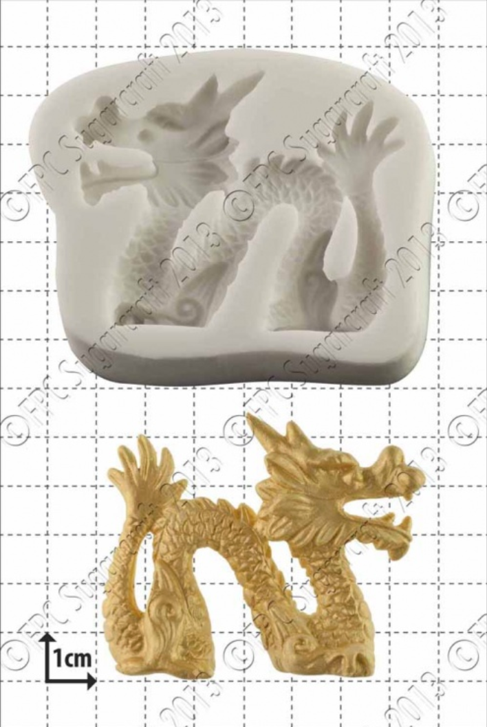 Chinese Dragon (Right) Silicone Mould By FPC
