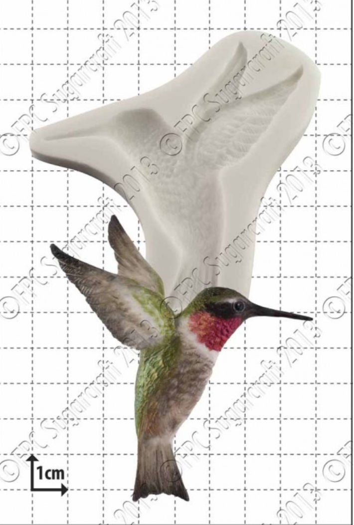 Humming Bird Silicone Mould by FPC