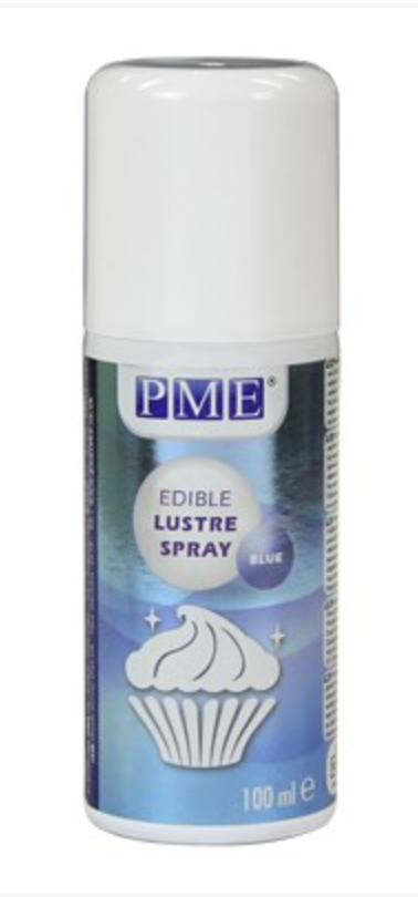 PME Edible Lustre spray (Aerosol)  BLUE (Please see the shipping note)