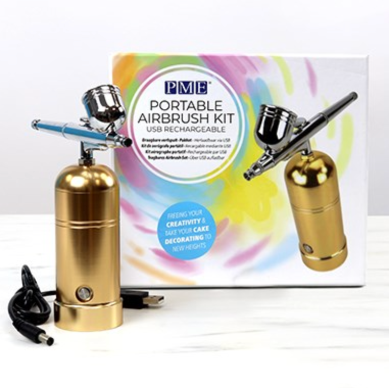 PORTABLE USB RECHARGEABLE AIRBRUSH KIT AB140