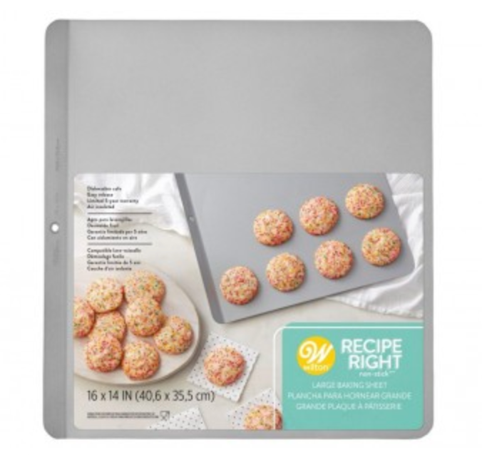 WILTON : RECIPE RIGHT 16 X 14" AIR INSULATED COOKIE SHEET