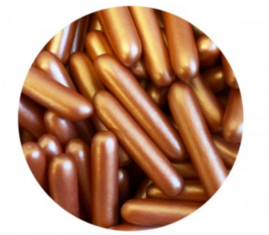 SCRUMPTIOUS : MACARONI RODS - PEARLESCENT ROSE GOLD-80g