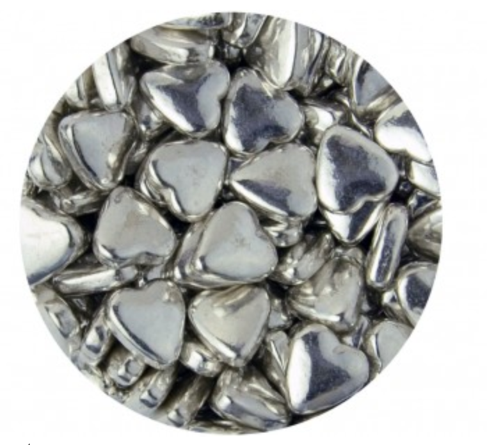 SCRUMPTIOUS : TABLET HEARTS - SILVER-80g