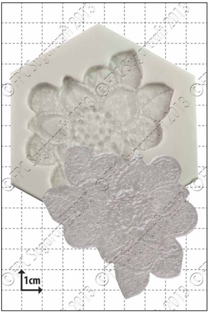 Floral Lace Mould -Silicon mould  FPC- E001