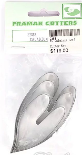 Caladium Leaf Set of 3-238S Framar Cutters