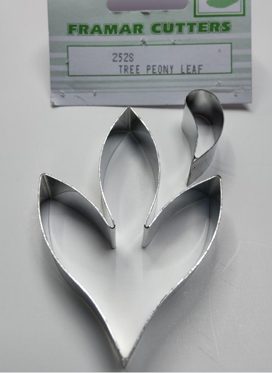 Peony Tree leaf Framar Metal Cutters set of 2 - 252s