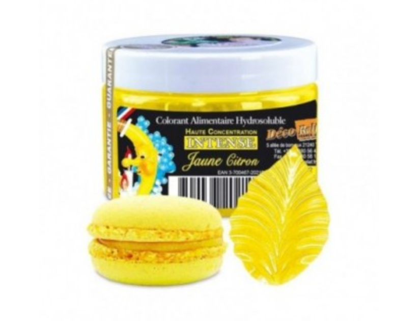 Intense Food Colour- Deco Relief H/C Food Colour -Lemon Yellow -50g  INT11