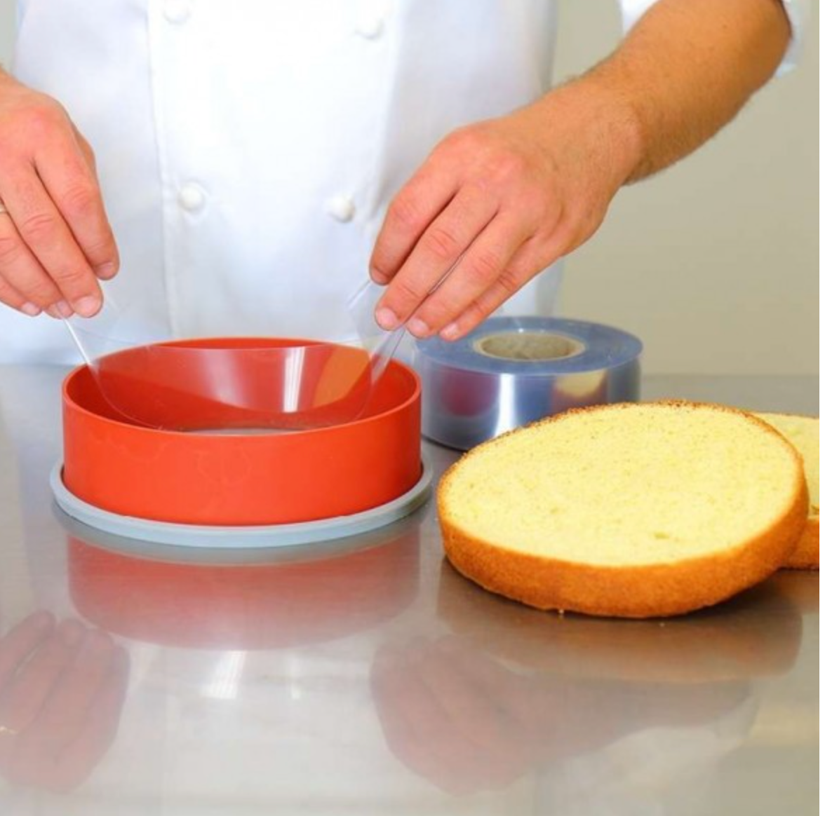 COPY OF RUBAN PVC PÂTISSERIE RHODOIDE 45MM POUR TOUR GÂTEAU
