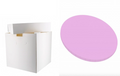 Masonite Board & Tall Cake Box -Choose A Size & Colour