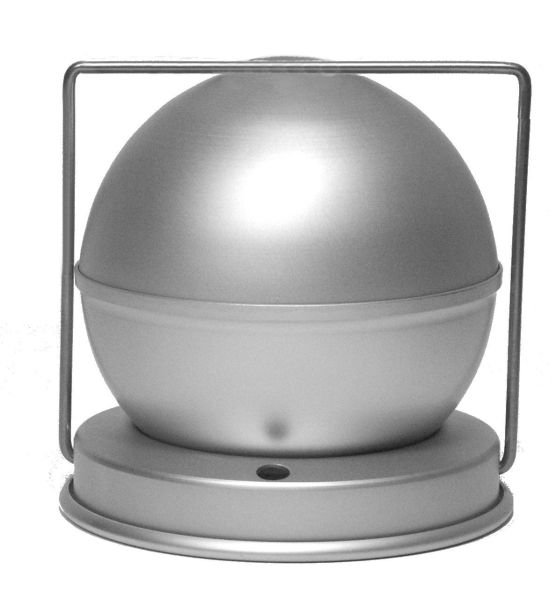 SILVER WOOD Aluminium Spherical - Pudding Tin 4" diameter