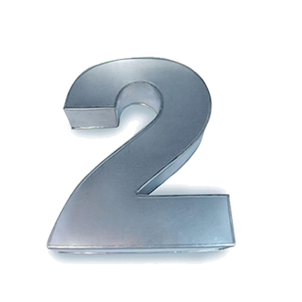 Number Baking tin SMALL 10 inch tall- No 2