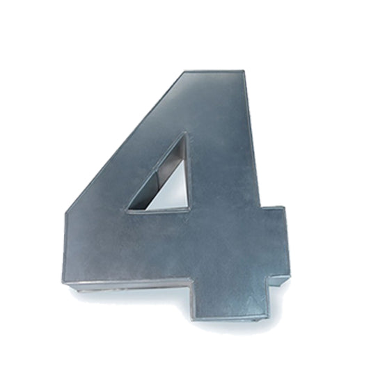 Number Baking tin SMALL 10 inch tall- No 4