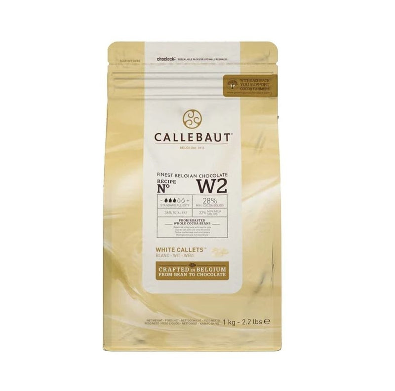 Callebaut White Chocolate Real Easymelt  1Kg