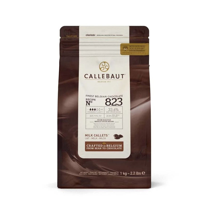 Callebaut Milk Chocolate Easimelt  1Kg