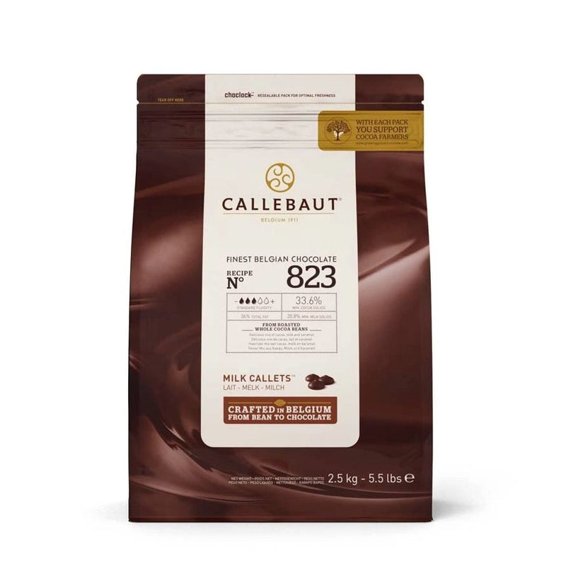 Callebaut Milk Chocolate Easimelt 2.5kg