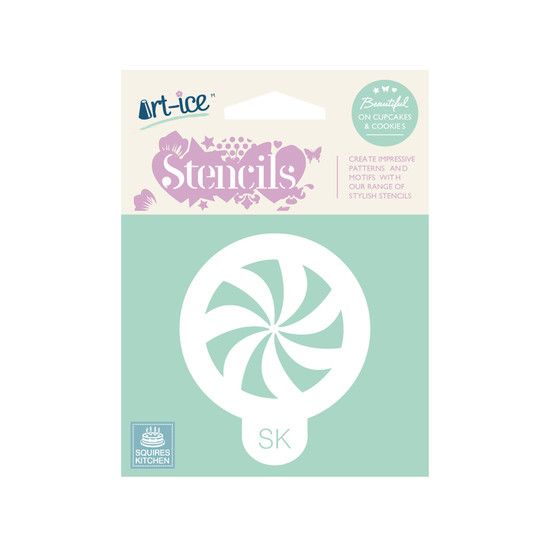 SK Stencil Round Celebration Pinwheel CC05B002-01