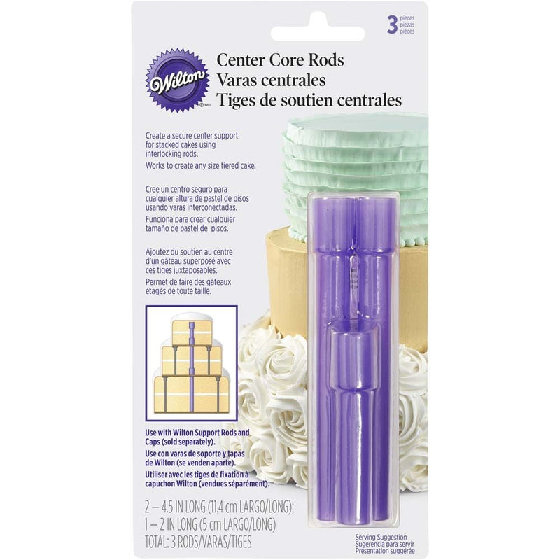 Center Core Cake Rods / Dowels