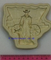 Cowboy and  wagon DPM Mould