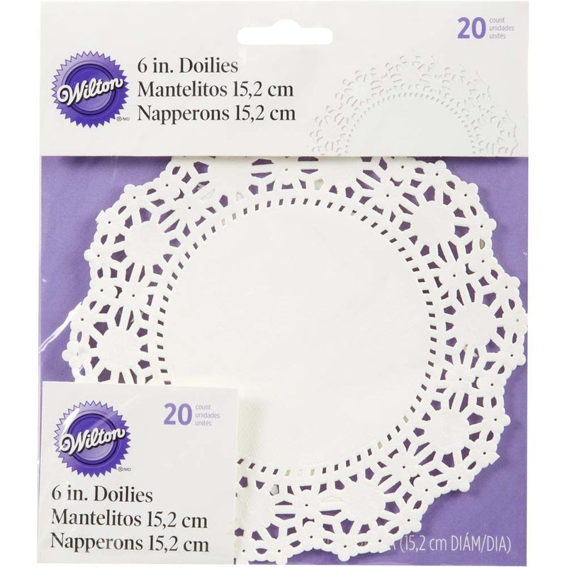 Doilies Round - Grease Proof -White 10 IN  10PCS