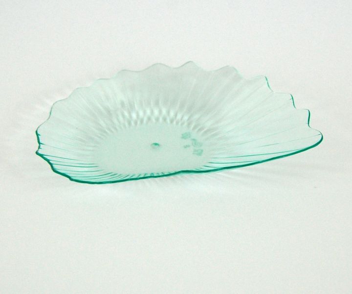 Plastic mini dishes Sea shell  24 pcs - O 10,5 x 7 x 2 cm DRDGA90