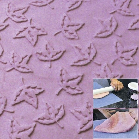 Silicone non stick texture mat  Leafs  400 x 300mm #DRQE07