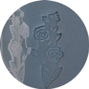 Acrylic designer embosser -two roses