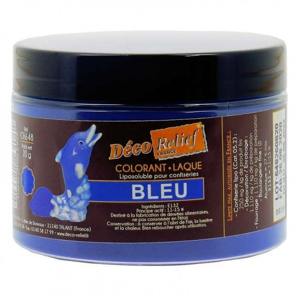 Special Food Colour for Chocolate -Gloss Blue 20g  CH648 Deco Relief