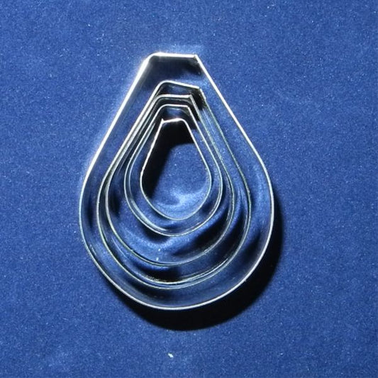 Dog Rose Petal Cutters - Metal  Large Set of 5  FC 100S