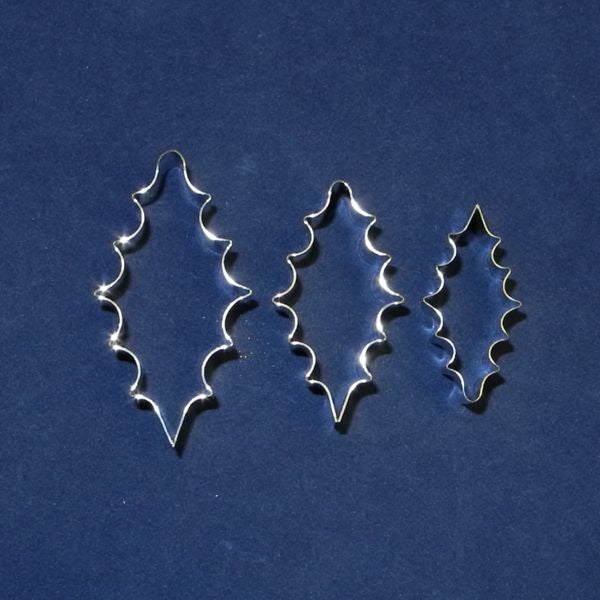 Holly Leaf Framar Metal Cutters set of 3-258s