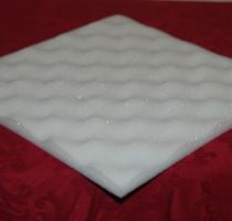 Sugarflower drying foam- Small ridge-  240mm x 240mm 7mm Base x 8mm Rise (Pack of 2)