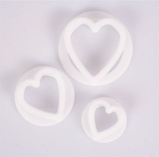 Heart set of 3 medium FMM