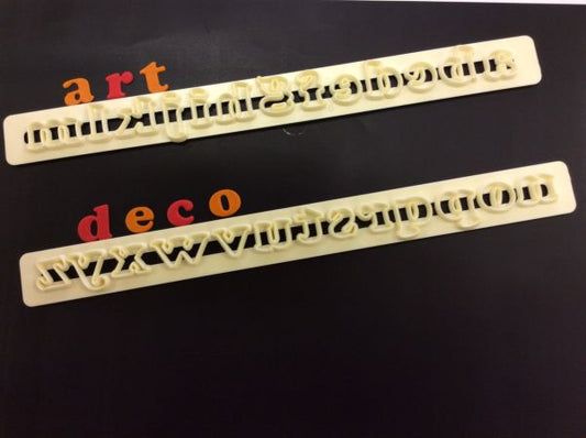 FMM Art Deco Alphabet cutter set Lower case-