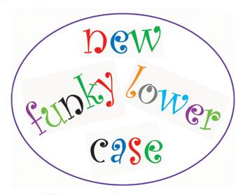 Funky Alphabet lower case Set -by FMM