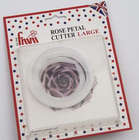 Large Rose petal cutter set - (set of 3) FMM
