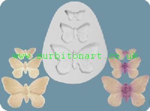 Butterfly Trio -Silicon mould  FPC-B025