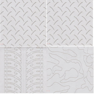 CK PRODUCTS-Impression Mats  Men's Assortment  # 35-2760  Set of 4