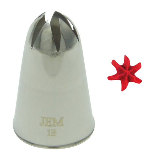 JEM Pipping Nozzles  Large Drop Flower Nozzles No 1B  #NZ1B