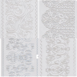 CK PRODUCTS--Impression Mats  Lace Assortment  # 35-2770  Set of 4