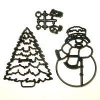 Large snowman and tree -PC