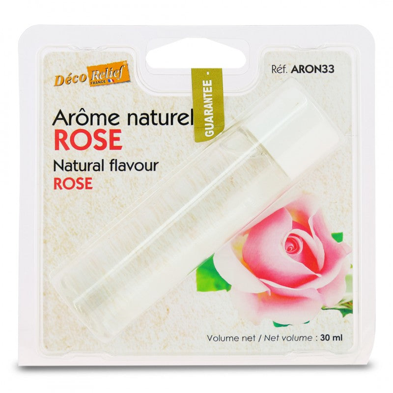 NATURAL FLAVOURING  ROSE 30ML by Deco Relief
