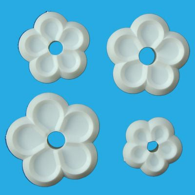 OP Five Petal Small Flower cutter set of 4 #OP- F7-10