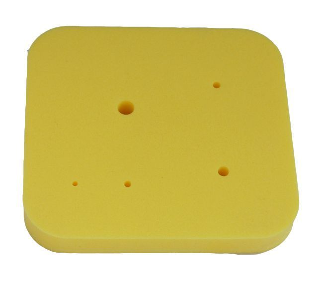 OP Large Orchard pad with Mexican  hole (PDH1L)- Yellow  170 x 185 x 25mm