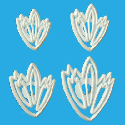 OP Lace Leaf Cutter Set #OP-LL1-4