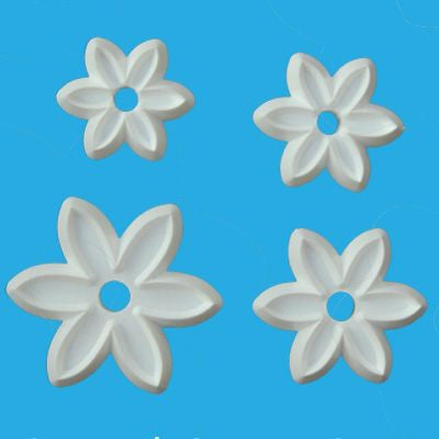 OP Six Petal Flower Cutter Set of 4  Large #N1-4 Orchard Products