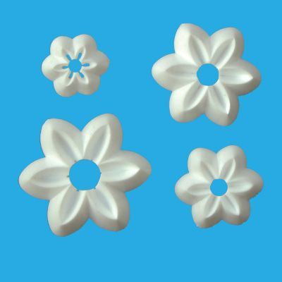 OP Six Petal Flower Cutter SET OF 3  Small -- N5 N7 & N8 ( N6 NOT AVAILABLE)