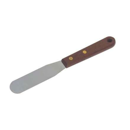 Riveted Wooden Handle Palette Knife, 10.5cm -4in