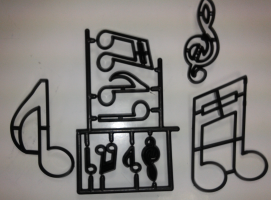* Large Musical note cutter set - PC