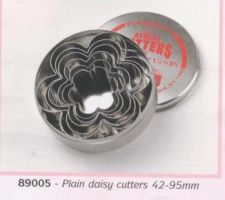 Plain daisy cutter set - stainless steel