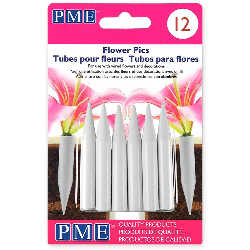 PME Medium  Flower Pics / Spikes Pk/12 - =56x8mm