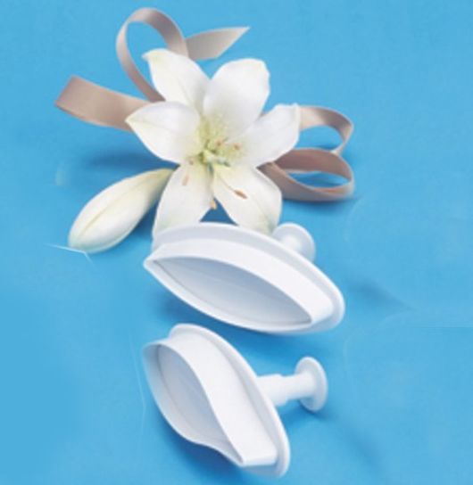 PME Veined Lily Plunger Medium (80mm) Set 2-#-LY1001